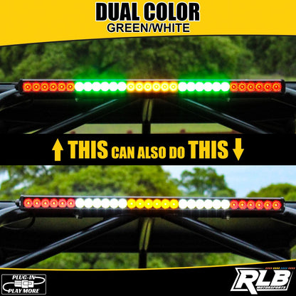 Polaris RZR LED Chase Light - Dual Color (GREEN/WHITE)