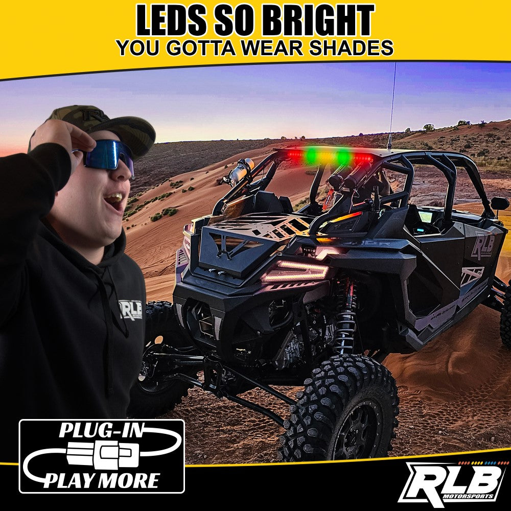 2014 and Older Polaris RZR XP1000 Chase Light - (GREEN/WHITE)