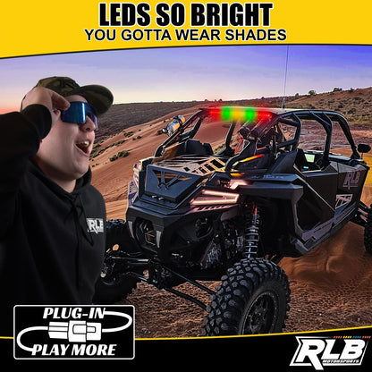 2014 and Older Polaris RZR XP1000 Chase Light - (GREEN/WHITE)